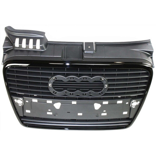 GRILLE (PTD/PRIMED-BLACK) W/O S-LINE PKG   REPLACEMENT FOR AUDI A4 2006 PARTSLINK NUMBER  AU1200113