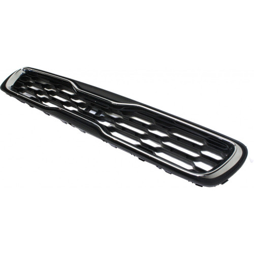 GRILLE BLACK W/CHROME MOULDING     REPLACEMENT FOR KIA S0UL 2013 PARTSLINK NUMBER  KI1200149