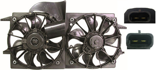 COOLING FAN ASSY REPLACEMENT FOR CHEVROLET MALIBU 2003 PARTSLINK NUMBER  GM3115105
