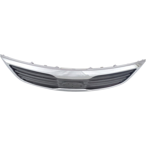 GRILLE PAINT SILVER GRAY W/CHROME MLDG   REPLACEMENT FOR KIA SPORTAGE 2013 PARTSLINK NUMBER  KI1200147