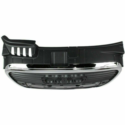 GRILLE (CHROME/PRIMED-BLACK) W/O S-LINE PKG   REPLACEMENT FOR AUDI S4 2006 PARTSLINK NUMBER  	AU1200112