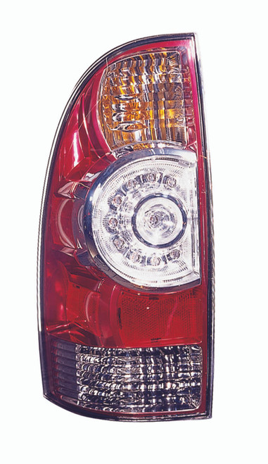 TAIL LAMP LH LED W/CLEAR CENTER LENS CAPA REPLACEMENT FOR TOYOTA TACOMA PICKUP 2WD 2005 PARTSLINK NUMBER TO2800177C