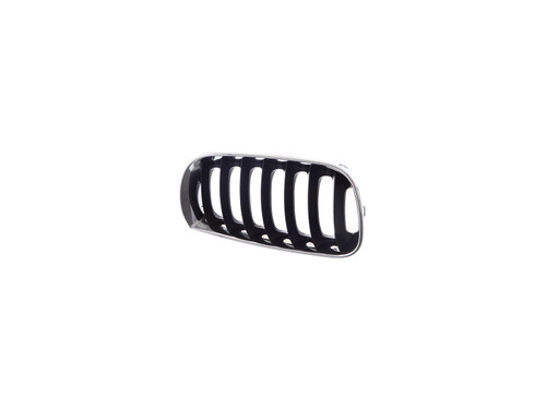 GRILLE LH CHROME.BLACK REPLACEMENT FOR BMW X3 2006 PARTSLINK NUMBER BM1200170 GRILLE LH CHROME.BLACK REPLACEMENT FOR BMW X3 2006 PARTSLINK NUMBER BM1200170