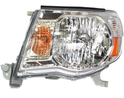 HEAD LAMP LH W/O SPORT PKG HQ REPLACEMENT FOR TOYOTA TACOMA PICKUP 4WD 2005 PARTSLINK NUMBER TO2502157