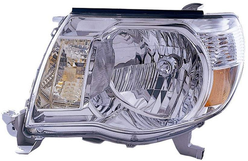 HEAD LAMP LH W/O SPORT PKG HQ REPLACEMENT FOR TOYOTA TACOMA PICKUP 4WD 2005 PARTSLINK NUMBER TO2502157