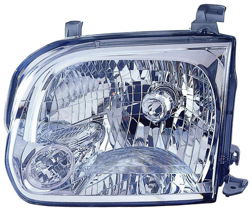 HEAD LAMP LH (DOUBLE CAB) HQ REPLACEMENT FOR TOYOTA TUNDRA PICKUP 2005 PARTSLINK NUMBER TO2502158