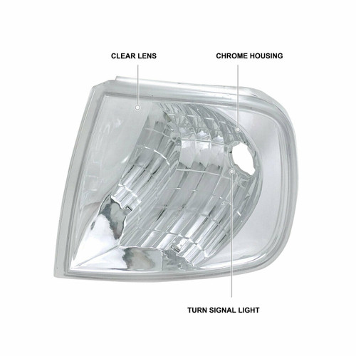 SIGNAL LAMP FR LH W/LIGHTING HQ REPLACEMENT FOR FORD PICKUP FORD LIGHTDUTY (F150)  2003 PARTSLINK NUMBER  FO2526105