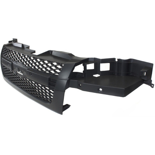 GRILLE MATT-BLACK SMOOTH FRAME W/O MOULDING (3 PIECE TYPE)  REPLACEMENT FOR CHEVROLET COLORADO 2006 PARTSLINK NUMBER  GM1200518