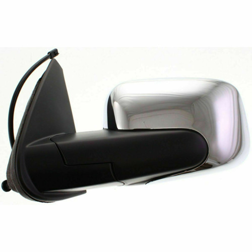 DOOR MIRROR LH POWER SHINY CHROME  REPLACEMENT FOR CHEVROLET HHR 2006 PARTSLINK NUMBER  GM1320368