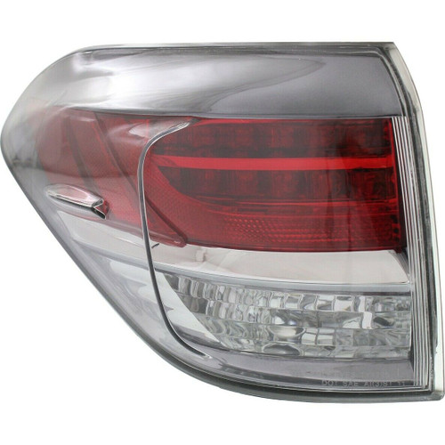 TAIL LAMP LH JAPAN BUILT HQ  REPLACEMENT FOR LEXUS RX350 2013 PARTSLINK NUMBER  LX2804115