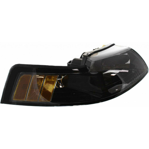 HEAD LAMP RH BLACK BEZEL HQ REPLACEMENT FOR FORD MUSTANG 2003 PARTSLINK NUMBER  FO2503177
