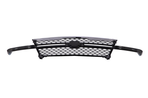 GRILLE CHROME FRAME W/GRAY HONRYCOMB O5 SS/CENTER BAR NEEDS WING INSERTS  REPLACEMENT FOR CHEVROLET PICKUP CHEVY SILVERADO-1500 , 2500-3500 2006 PARTSLINK NUMBER  GM1200546
