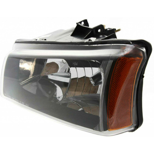 HEAD LAMP LH W/SMOOTH BEZEL W/O CLADDING HQ  REPLACEMENT FOR CHEVROLET PICKUP CHEVY SILVERADO-1500 , 2500-3500 2006 PARTSLINK NUMBER GM2502224