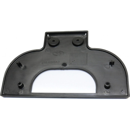 LICENSE PLATE BRACKET FR (MATTE-BLACK)  REPLACEMENT FOR CHEVROLET PICKUP CHEVY SILVERADO-1500 , 2500-3500 2006 PARTSLINK NUMBER GM1068116