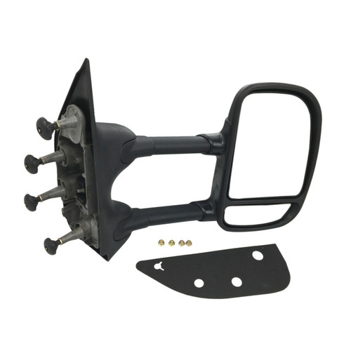 DOOR MIRROR RH MANUAL TEXTURED DUAL GLASS TELESCOPE TYPE REPLACEMENT FOR FORD VAN FORD ECONOLINE 2003 PARTSLINK NUMBER  FO1321238