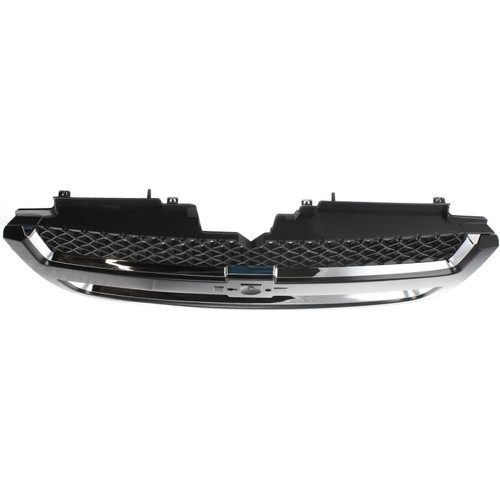 GRILLE CHROME GRAY  REPLACEMENT FOR CHEVROLET TRAILBLAZER 2006 PARTSLINK NUMBER  GM1200549