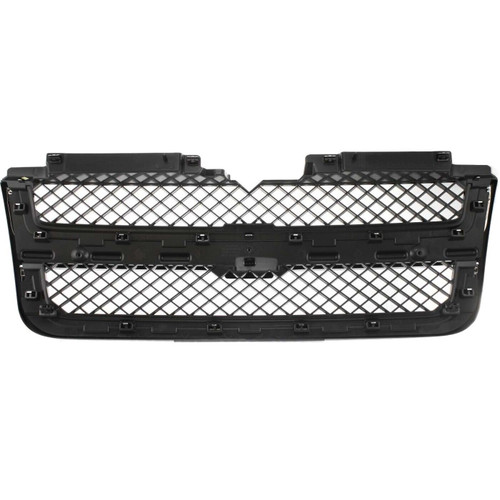 GRILLE CHROME GRAY  REPLACEMENT FOR CHEVROLET TRAILBLAZER 2006 PARTSLINK NUMBER  GM1200549
