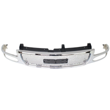 GRILLE ASSY (CHROME SLV) DENALI REPLACEMENT FOR GMC YUKON DENALI 2003 PARTSLINK NUMBER  GM1200510