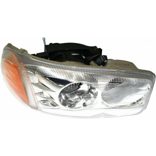 HEAD LAMP RH HQ REPLACEMENT FOR GMC YUKON DENALI 2003 PARTSLINK NUMBER  GM2503214