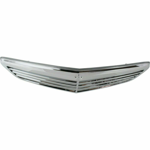 GRILLE CHROME GRAY W/O AMG PKG W/ELEGANCE PKG REPLACEMENT FOR MERCEDES C350 2013 PARTSLINK NUMBER MB1200145