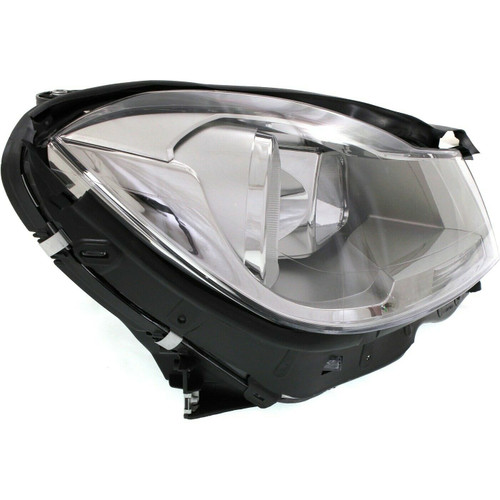 HEAD LAMP RH HALOGEN CHROME HOUSING SDN W/O CORNERING LAMP CAPA REPLACEMENT FOR MERCEDES C350 2013 PARTSLINK NUMBER MB2503187C