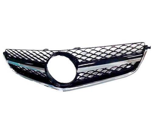 GRILLE CHROME/BLACK W/AMG REPLACEMENT FOR MERCEDES C63 AMG 2-DOOR 2013 PARTSLINK NUMBER MB1200159