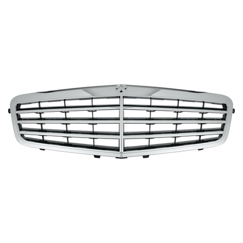 GRILLE CHROME W/7 MLDG/FRAME  REPLACEMENT FOR MERCEDES E350 2013 PARTSLINK NUMBER MB1200155