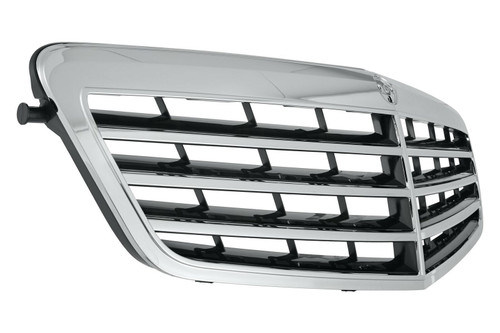 GRILLE CHROME W/7 MLDG/FRAME  REPLACEMENT FOR MERCEDES E350 2013 PARTSLINK NUMBER MB1200155