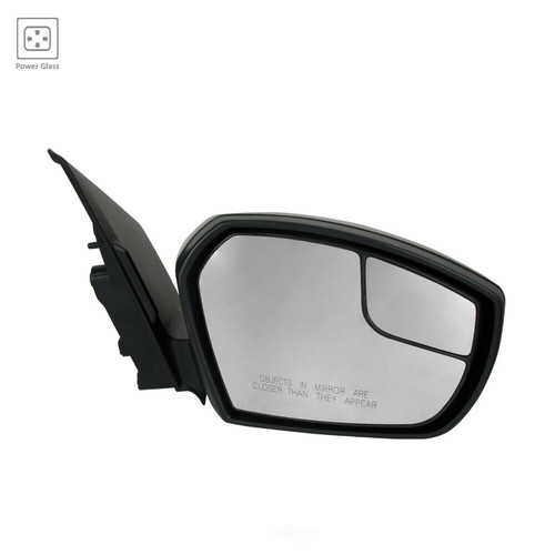 DOOR MIRROR RH POWER W/SPOTTER GLASS W/O BLIND SPOT/SIGNAL/HEAT  REPLACEMENT FOR FORD ESCAPE 2019 PARTSLINK NUMBER FO1321564