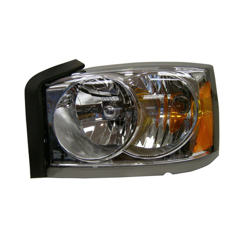 HEAD LAMP LH W/O BLACK BEZEL HQ REPLACEMENT FOR DODGE DAKOTA PICKUP 2006 PARTSLINK NUMBER CH2502170 HEAD LAMP LH W/O BLACK BEZEL HQ REPLACEMENT FOR DODGE DAKOTA PICKUP 2006 PARTSLINK NUMBER CH2502170