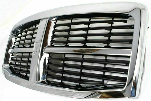 GRILLE CHROME/BLACK  REPLACEMENT FOR DODGE DURANGO 2006 PARTSLINK NUMBER   CH1200274