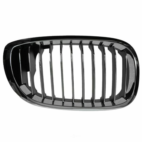 GRILLE RH CHROME/BLACK [11 BLACK VERTICAL BARS WITH CHROME FACE SURROUNDED BY CHROME FRAME] REPLACEMENT FOR BMW 3 SERIES COUPE 2004 PARTSLINK NUMBER BM1200157
