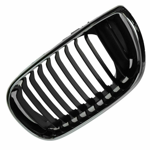 GRILLE LH CHROME/BLACK REPLACEMENT FOR BMW 3 SERIES SEDAN- EXCULDE 330E AND 340I 2004 PARTSLINK NUMBER  BM1200126