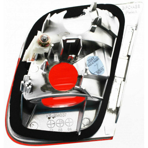 TRUNK LAMP LH (BACK-UP LAMP) CLEAR/RED LENS HQ REPLACEMENT FOR BMW 3 SERIES SEDAN- EXCULDE 330E AND 340I 2004 PARTSLINK NUMBER  BM2882104