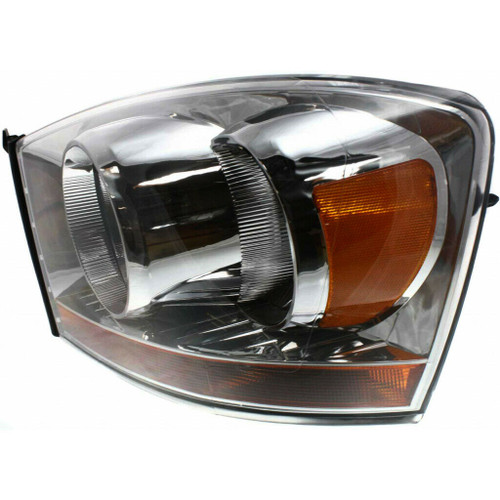 HEAD LAMP LH W/O BLACK BEZEL HQ   REPLACEMENT FOR DODGE PICKUP DODGE RAM MEGA CAB 2006 PARTSLINK NUMBER  CH2518114
