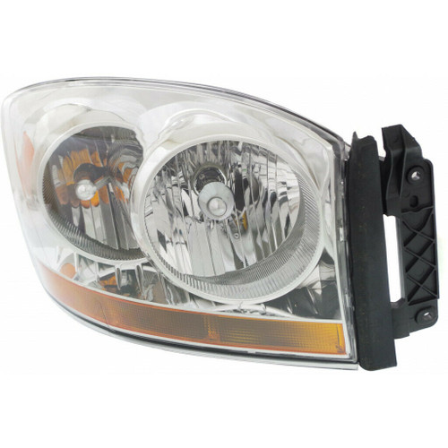 HEAD LAMP RH W/O BLACK BEZEL CAPA   REPLACEMENT FOR DODGE PICKUP DODGE RAM MEGA CAB 2006 PARTSLINK NUMBER  CH2519114C