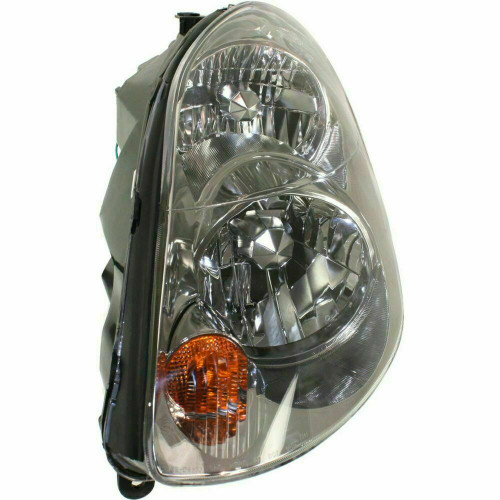 HEAD LAMP LH HALOGEN HQ REPLACEMENT FOR INFINITI G35 SEDAN 2003 PARTSLINK NUMBER  IN2502112