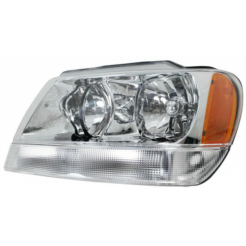 HEAD LAMP LH LTD HQ REPLACEMENT FOR JEEP GRAND CHEROKEE 2003  PARTSLINK NUMBER  CH2502120