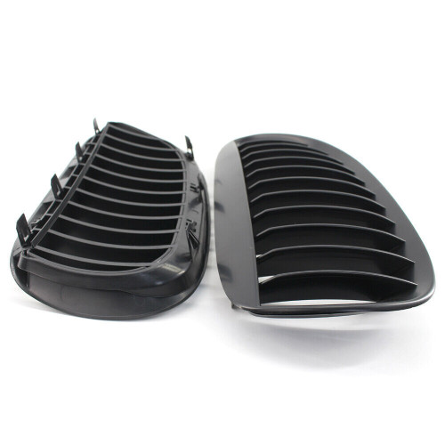 GRILLE LH CHROME/BLACK REPLACEMENT FOR BMW 6 SERIES 2004 PARTSLINK NUMBER  BM1200206