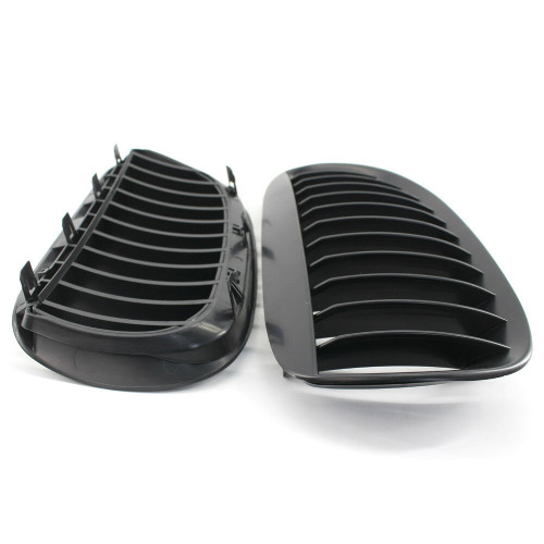 GRILLE RH CHROME/BLACK REPLACEMENT FOR BMW 6 SERIES 2004 PARTSLINK NUMBER  BM1200205