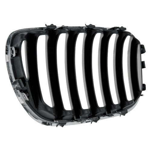 GRILLE LH CHROME/SILVER W/TITANIUM REPLACEMENT FOR BMW  X5 2004 PARTSLINK NUMBER  BM1200159