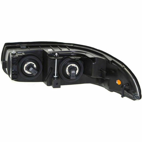HEAD LAMP RH LTD MODEL W/FLUTED HIGH BEAM SURFACE W/MARKER HQ REPLACEMENT FOR BUICK LESABRE 2004 PARTSLINK NUMBER GM2503210