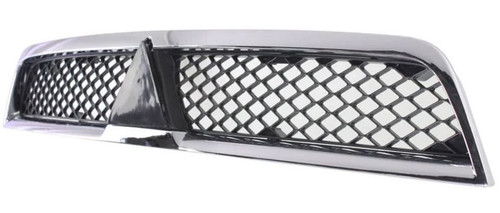 GRILLE CHROME/BLACK EXCLUDE EVOLUTION MODELS REPLACEMENT FOR MITSUBISHI LANCER 2013 PARTSLINK NUMBER MI1200255 GRILLE CHROME/BLACK EXCLUDE EVOLUTION MODELS REPLACEMENT FOR MITSUBISHI LANCER 2013 PARTSLINK NUMBER MI1200255