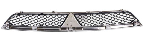 GRILLE CHROME/BLACK EXCLUDE EVOLUTION MODELS        REPLACEMENT FOR MITSUBISHI LANCER SPORTBACK 2013 PARTSLINK NUMBER  MI1200255