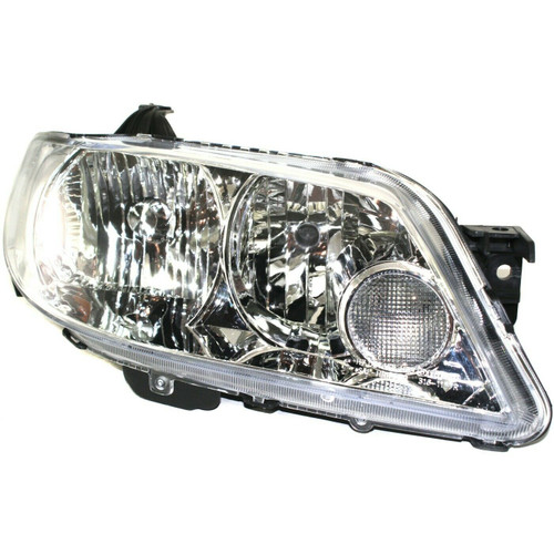 HEAD LAMP RH HB ALUMINUM BEZEL HQ REPLACEMENT FOR MAZDA PROTEGE 5 2003 PARTSLINK NUMBER  MA2519106