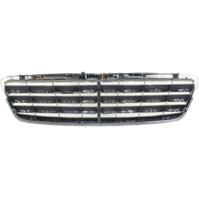 GRILLE CHROME/SILVER W/SPORT PKG (AVNGRD/ELGNS) REPLACEMENT FOR MERCEDES CLK55 AMG 2003 PARTSLINK NUMBER MB1200142 GRILLE CHROME/SILVER W/SPORT PKG (AVNGRD/ELGNS) REPLACEMENT FOR MERCEDES CLK55 AMG 2003 PARTSLINK NUMBER MB1200142
