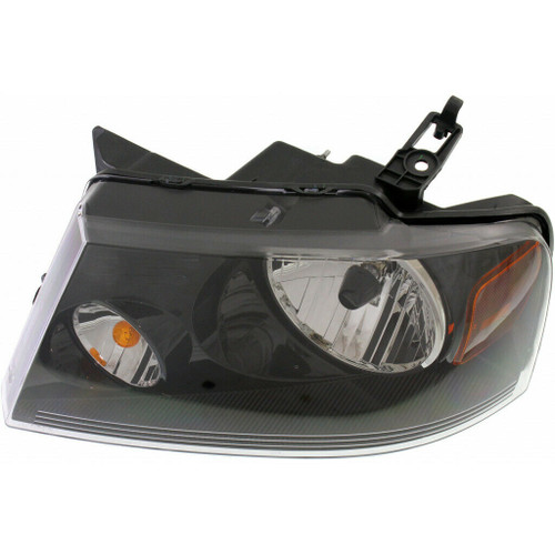 HEAD LAMP LH W/BLACK BEZEL HARLEY DAVIDSON MODEL HQ  REPLACEMENT FOR FORD PICKUP FORD LIGHTDUTY (F150) 2006 PARTSLINK NUMBER  FO2502247