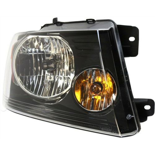 HEAD LAMP RH W/BLACK BEZEL HARLEY DAVIDSON MODEL CAPA REPLACEMENT FOR FORD PICKUP FORD LIGHTDUTY (F150) 2006 PARTSLINK NUMBER  FO2503247C