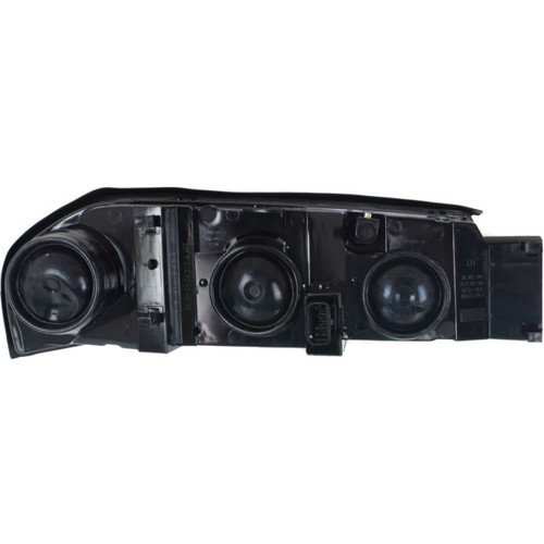 HEAD LAMP LH BLACK BEZEL W/O CENTER BULB SHIELD FEB 6TH 2004-05 HQ REPLACEMENT FOR CHEVROLET IMPALA 2004 PARTSLINK NUMBER GM2502248