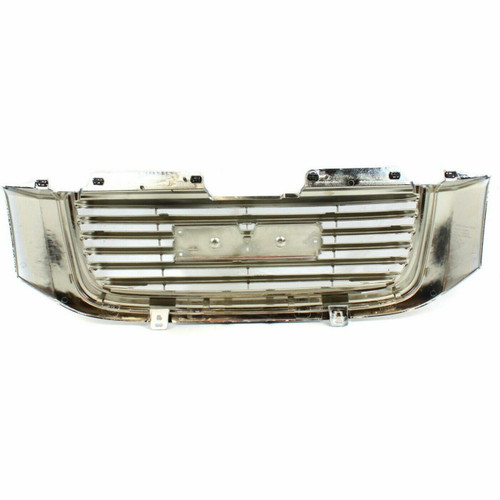 GRILLE W/O HEAD LAMP WASHER HOLE BLACK/CHROME SLE REPLACEMENT FOR GMC ENVOY 2006 PARTSLINK NUMBER GM1200465 GRILLE W/O HEAD LAMP WASHER HOLE BLACK/CHROME SLE REPLACEMENT FOR GMC ENVOY 2006 PARTSLINK NUMBER GM1200465